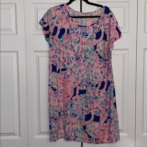 Lilly Pulitzer T-Shirt Dress Size XL